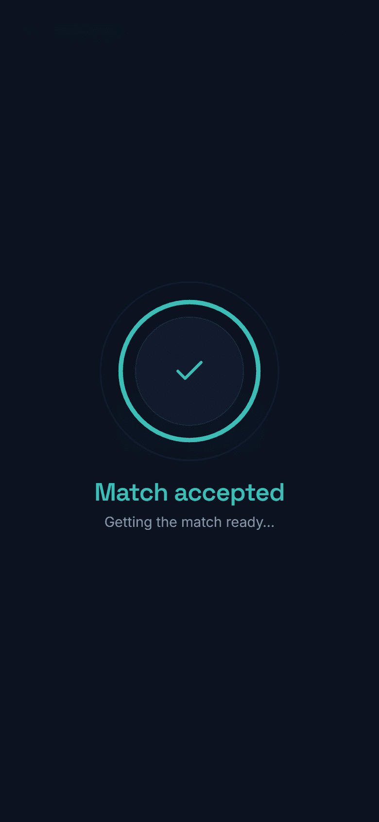 MutchEz on a phone confirming that the match was accepted